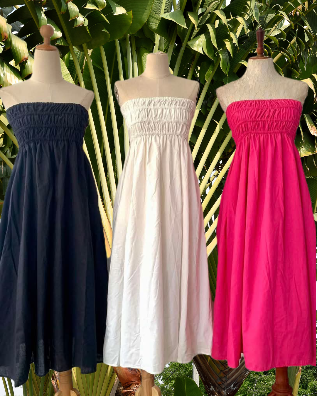 Smocked Tube Dress w/ pockets