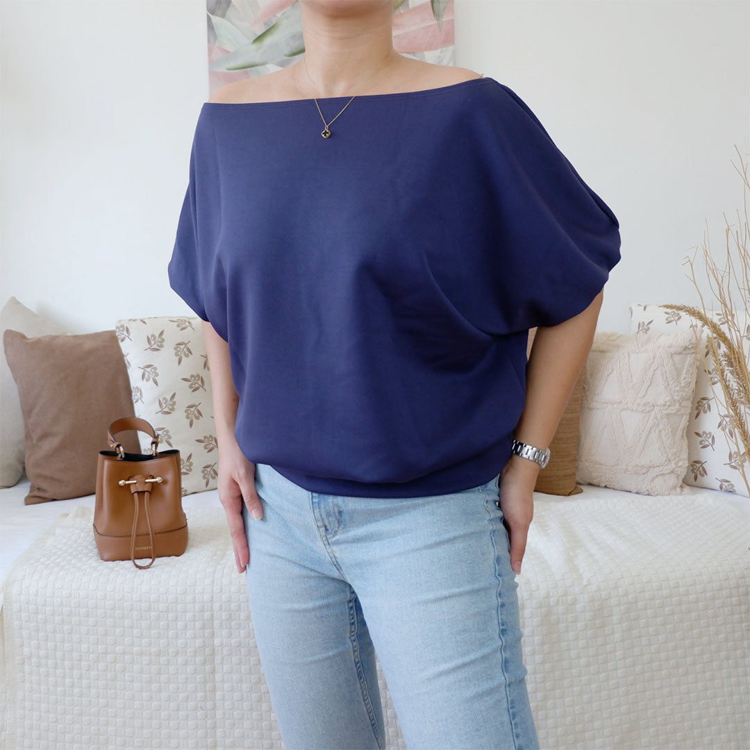 Off Shoulder Bubble Sleeves