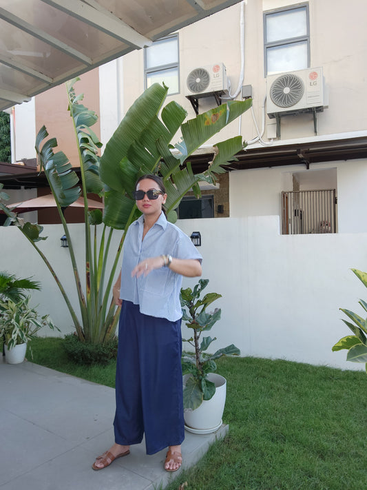 Shorts Sleeves Culottes Set