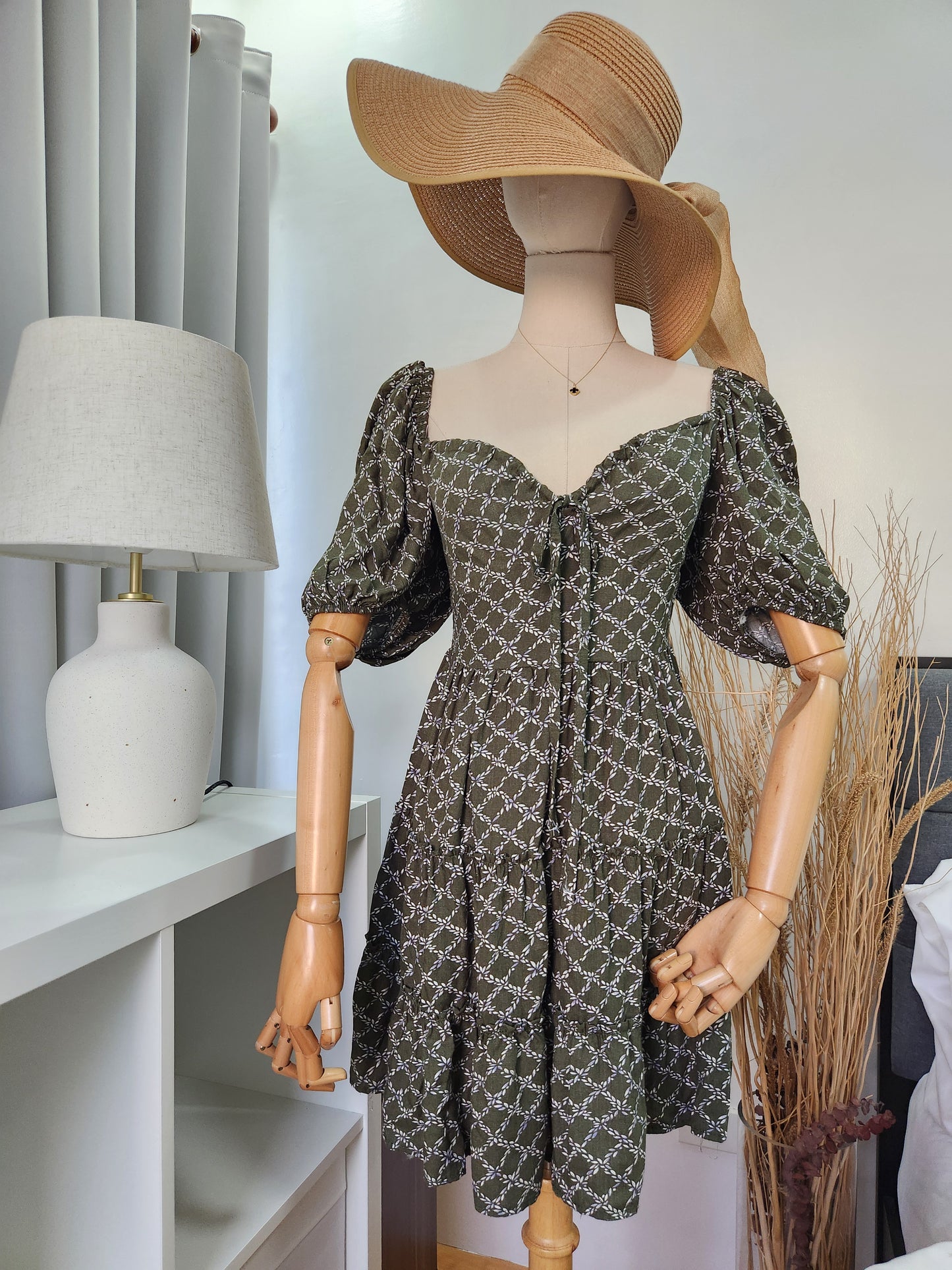 Tie Front Mini Dress