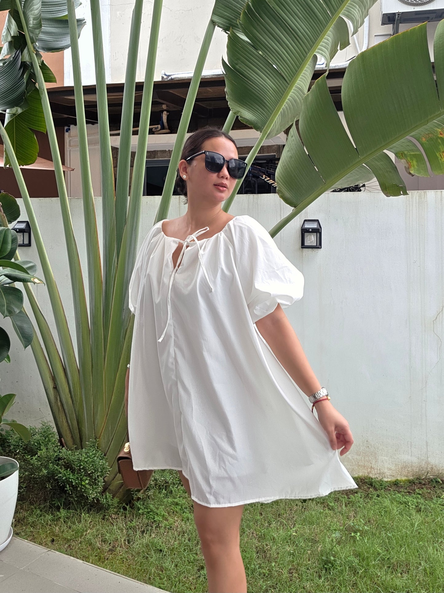 Balloon Babydoll Dress