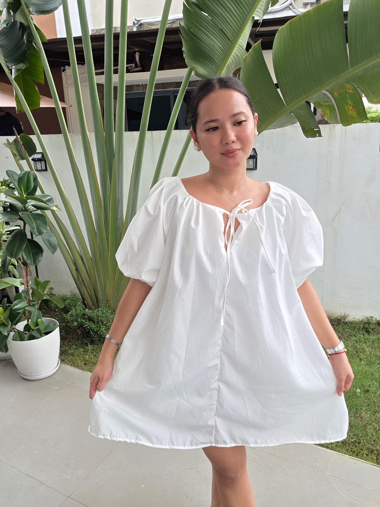 Balloon Babydoll Dress