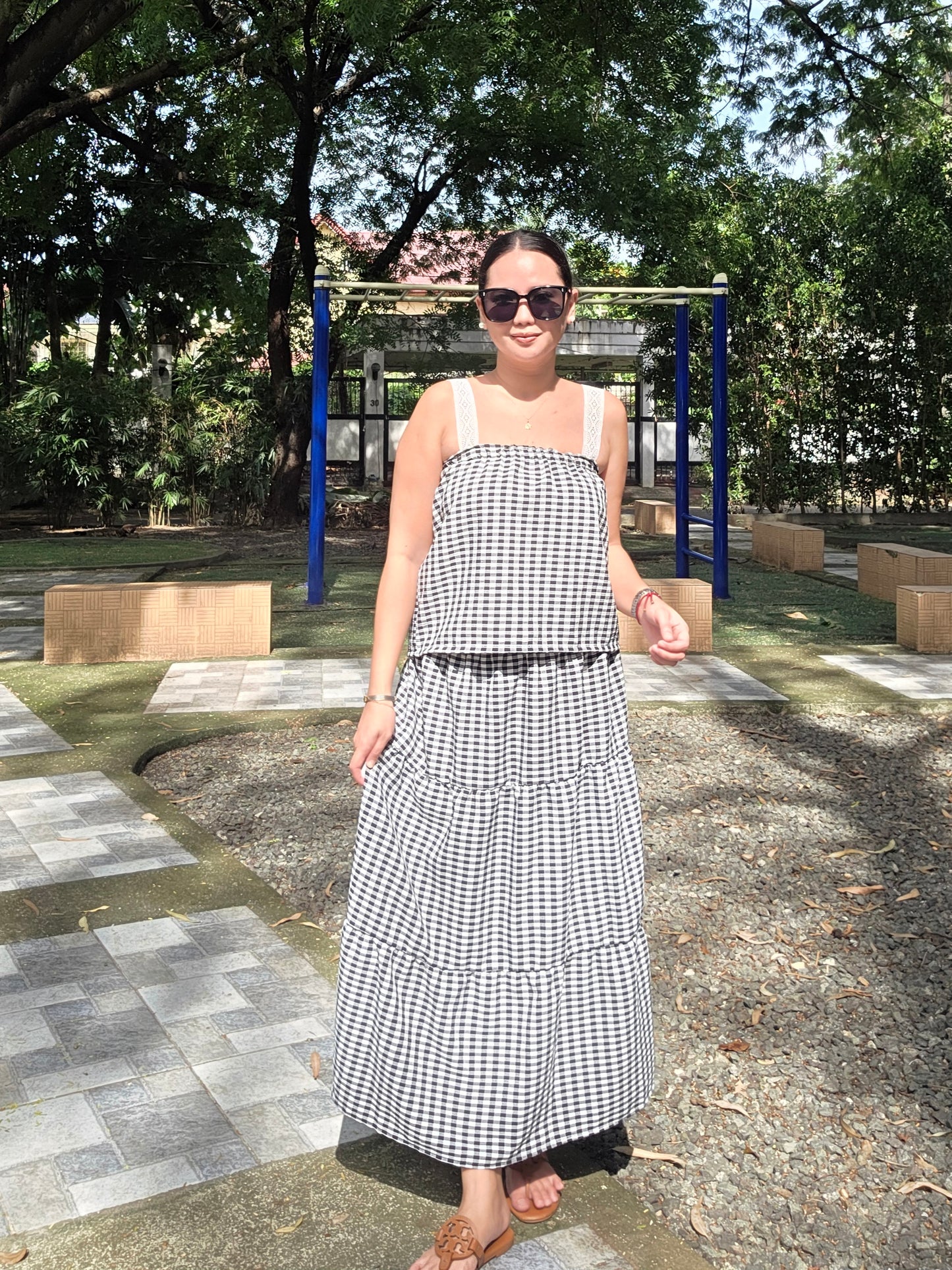 Gingham Tiered Coords
