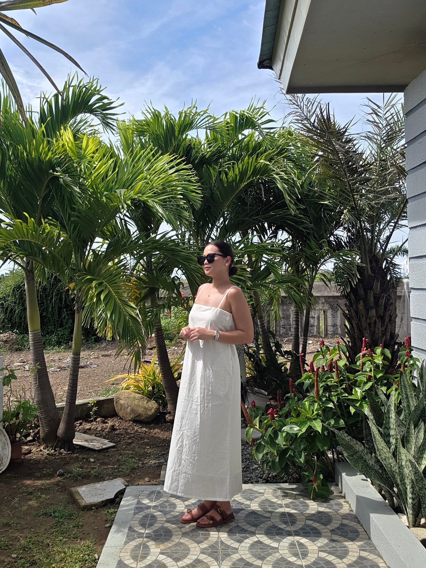 Straight Linen Dress