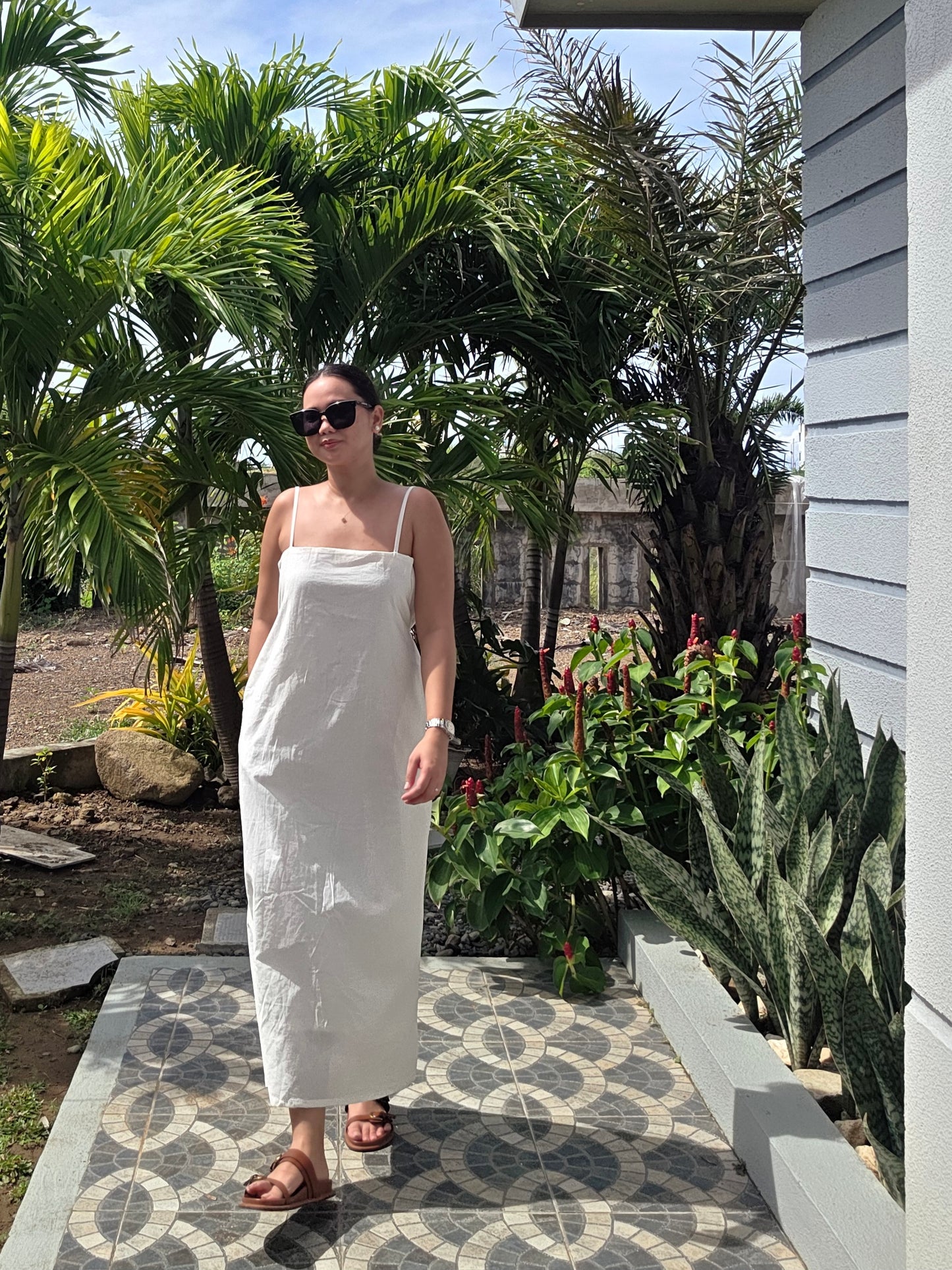 Straight Linen Dress