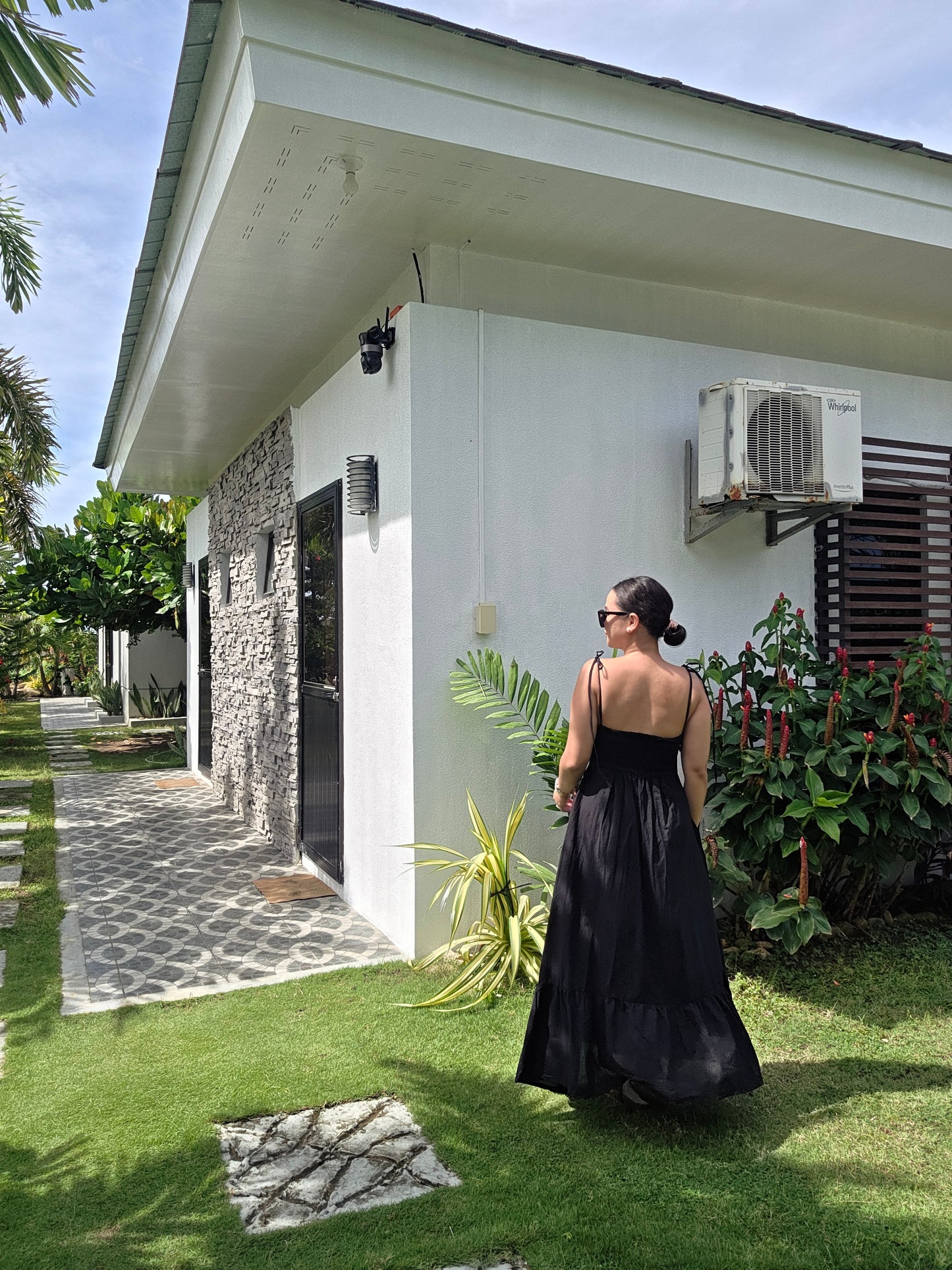 Sweetheart Linen Long Dress