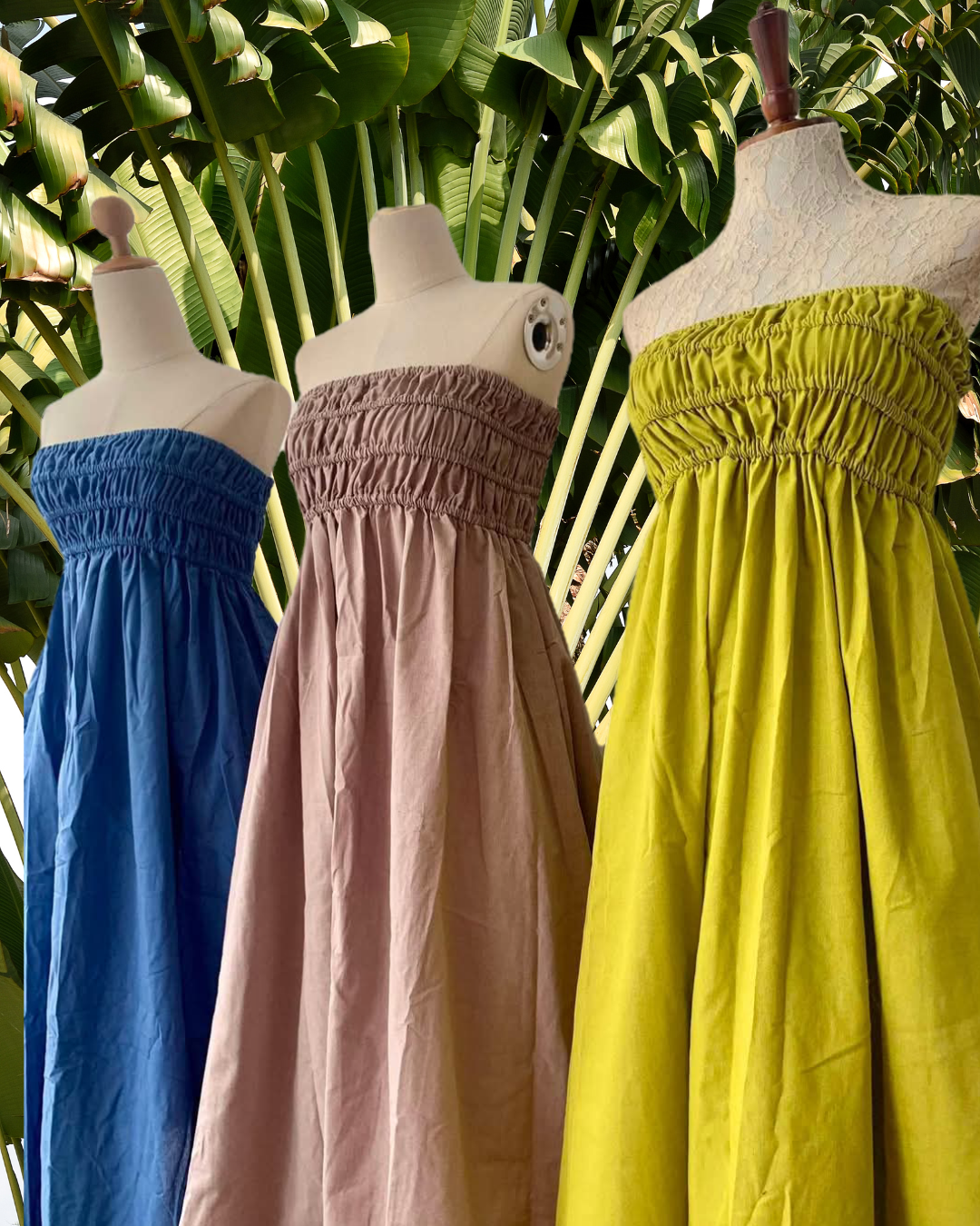 Smocked Tube Dress w/ pockets