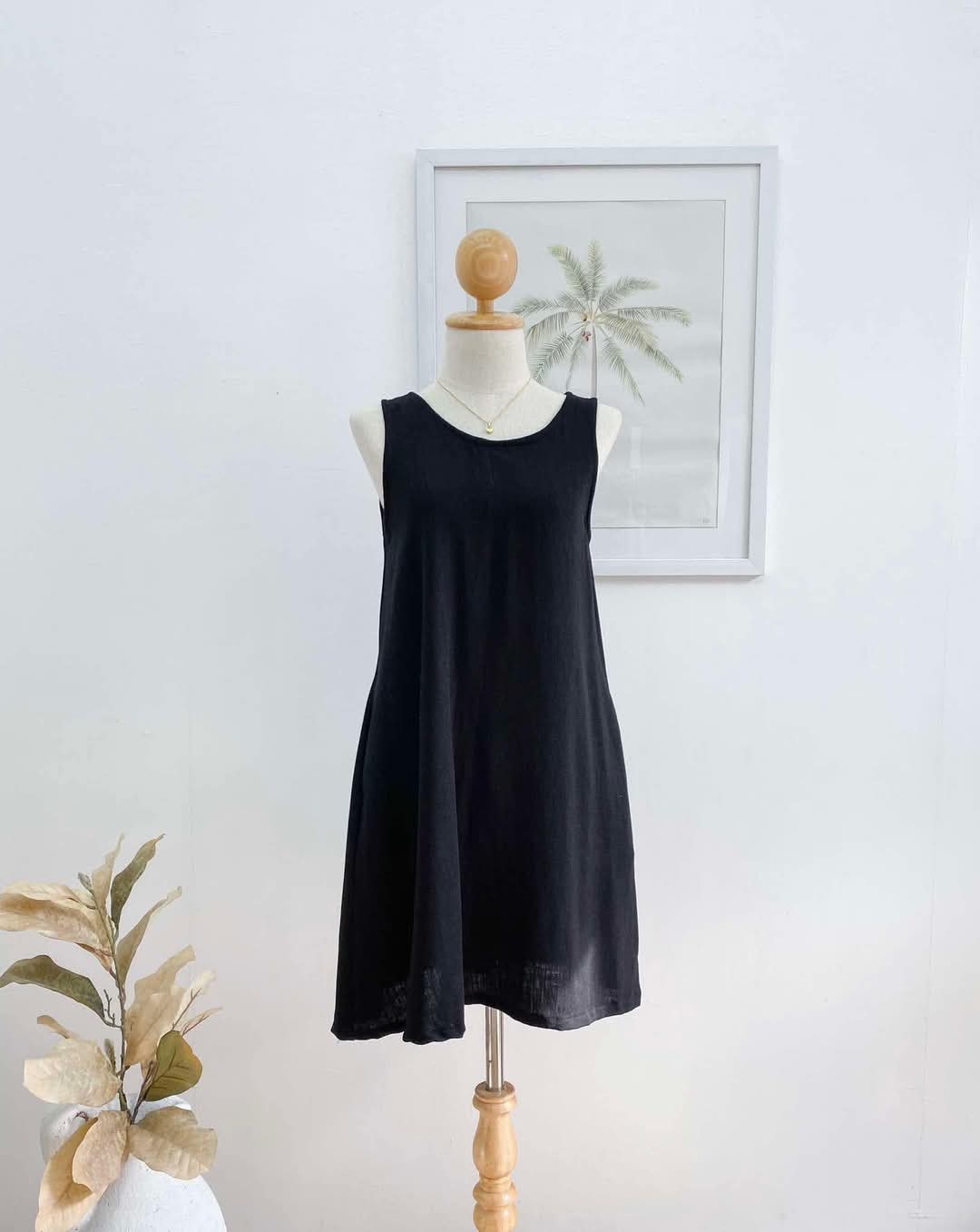 Linen Shift Dress