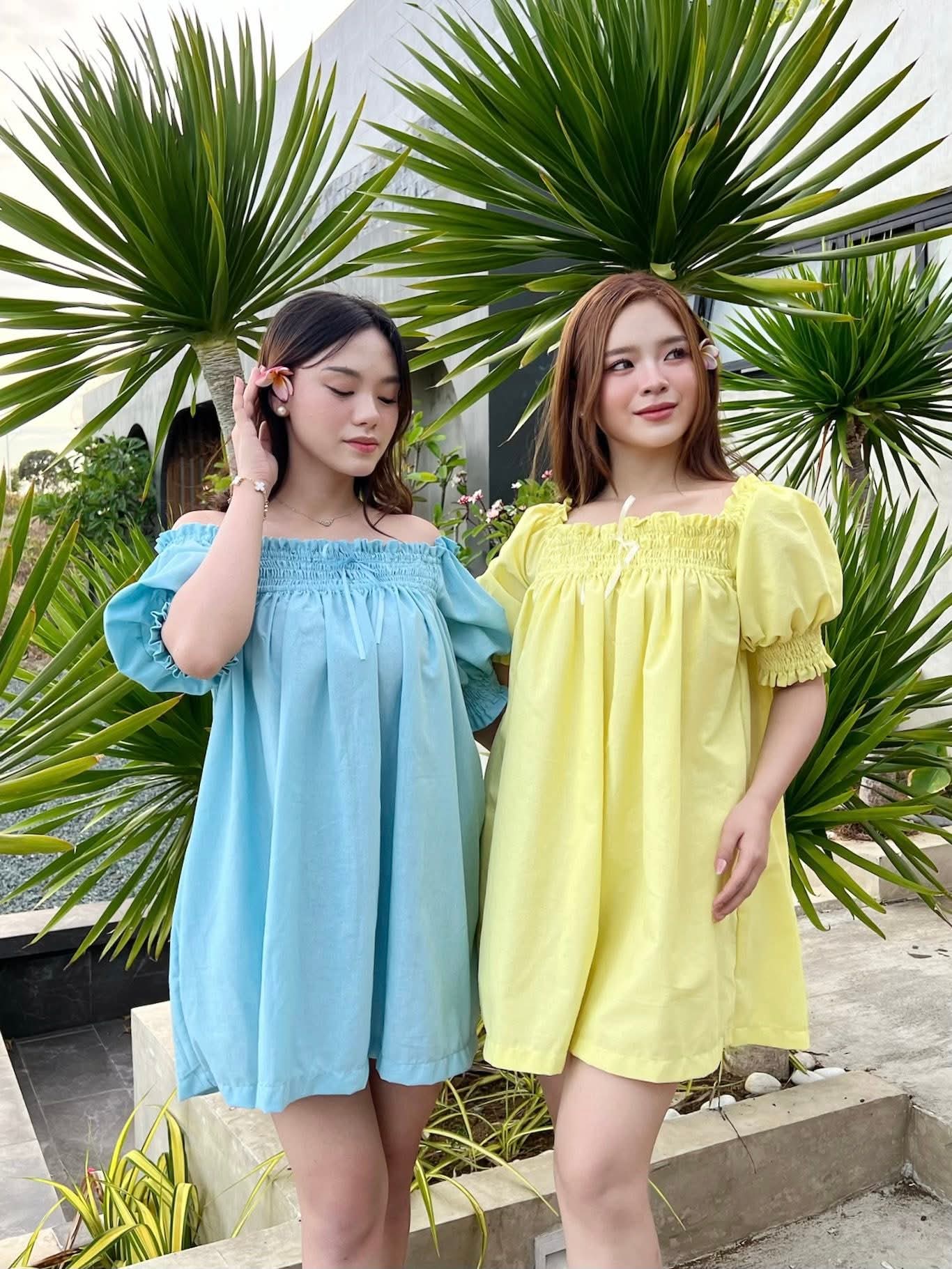 Off-Shoulder Babydoll Dress