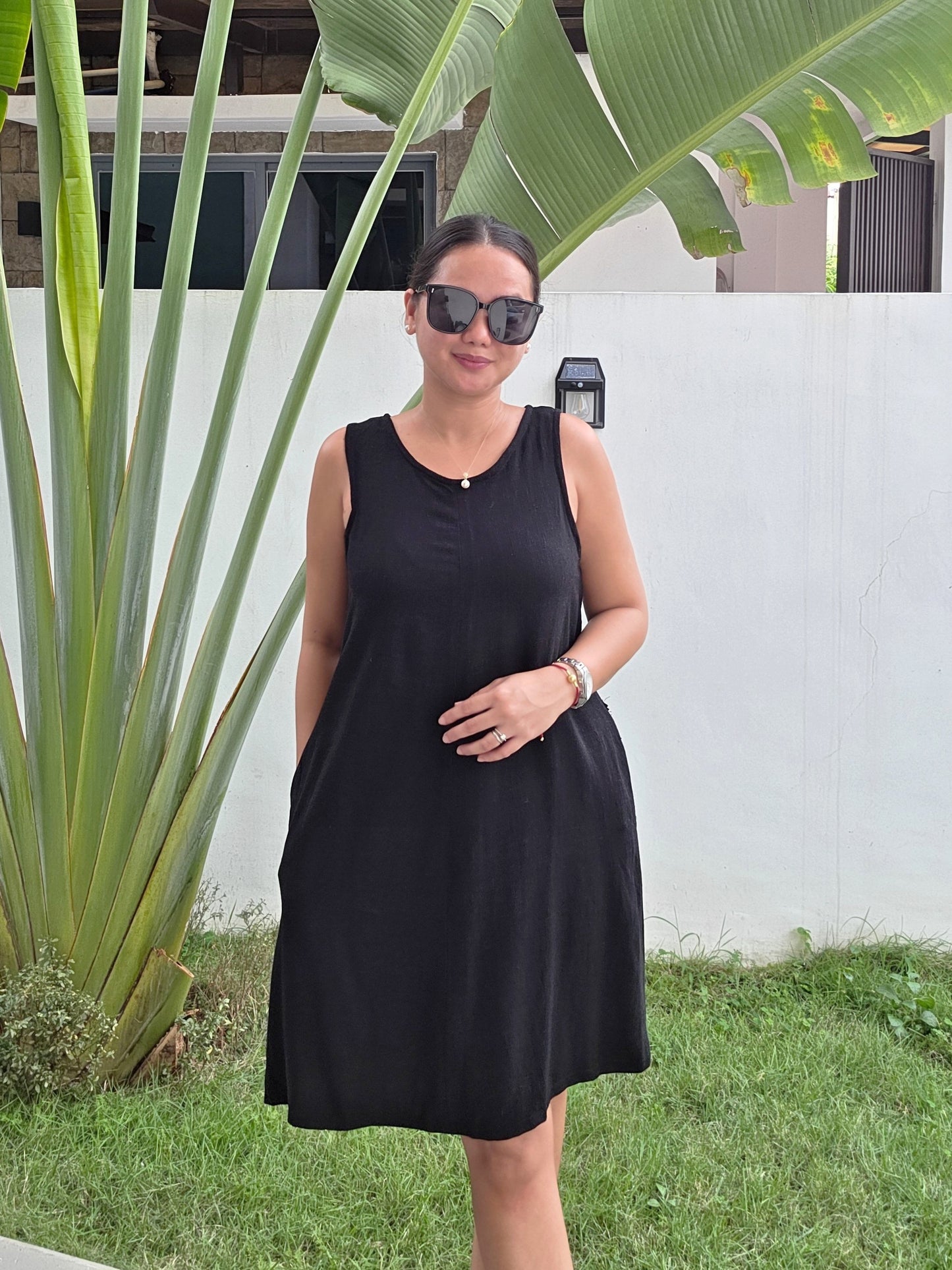 Linen Shift Dress