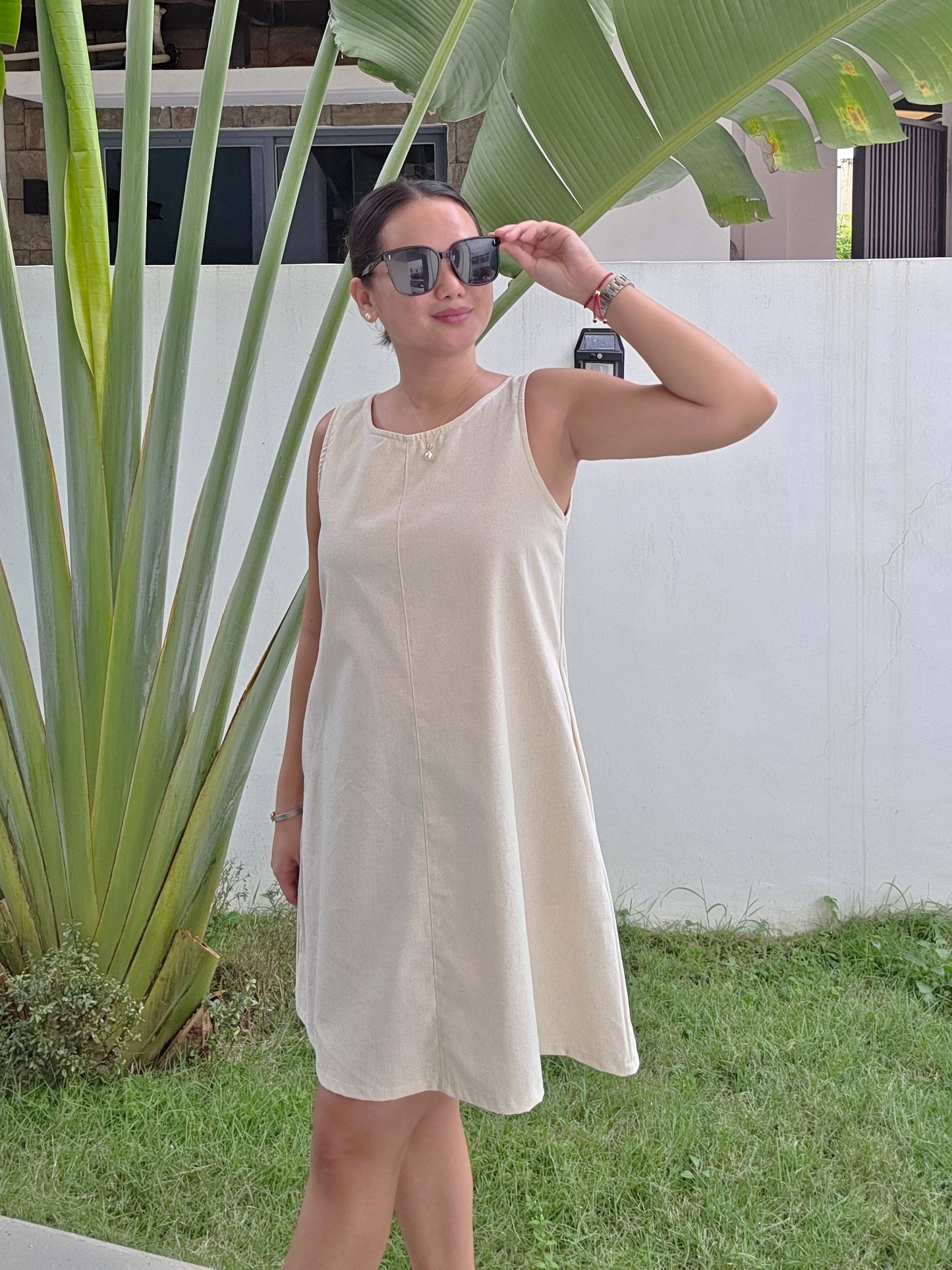 Linen Shift Dress