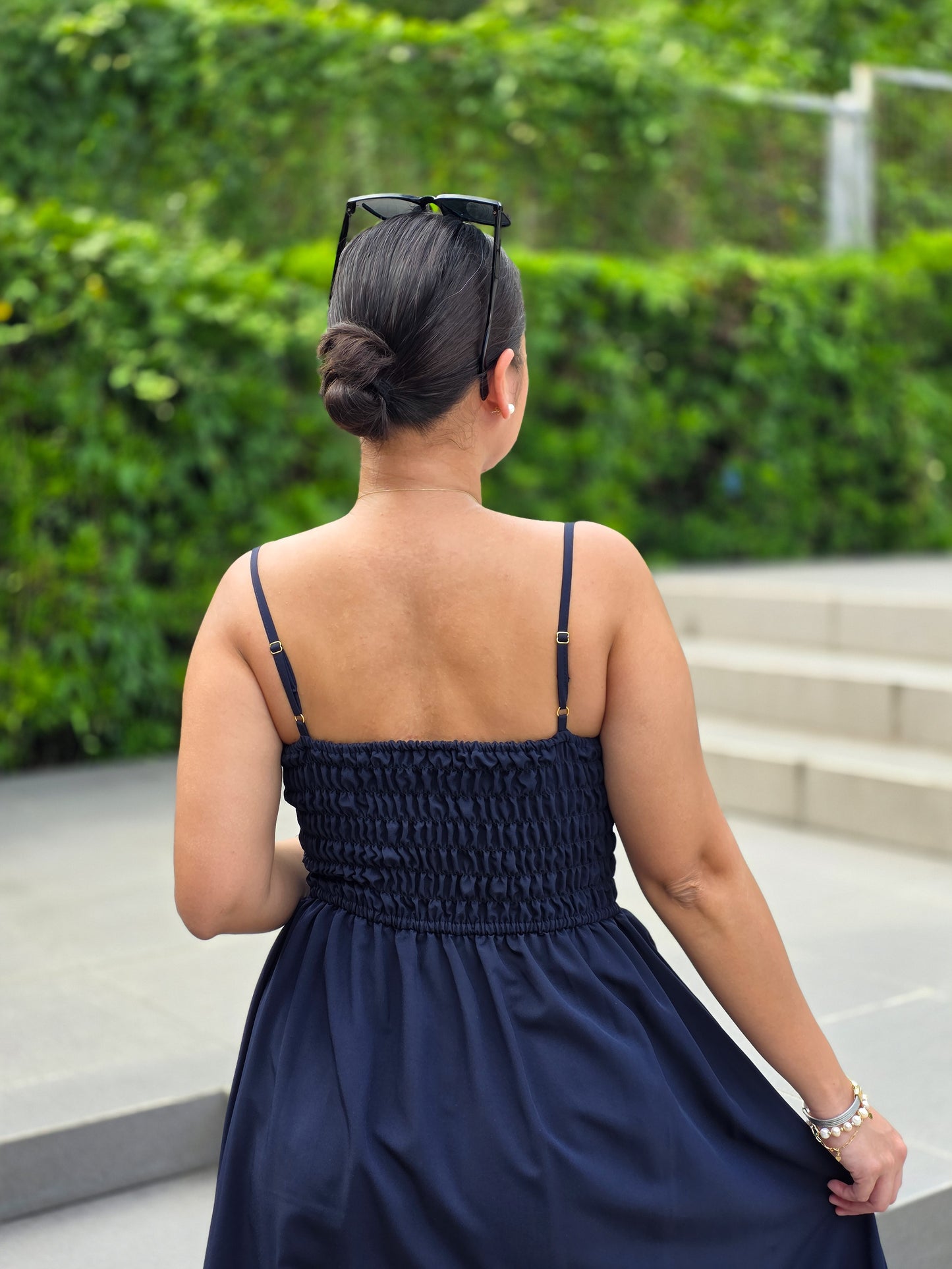 Strappy Bustier Midi Dress