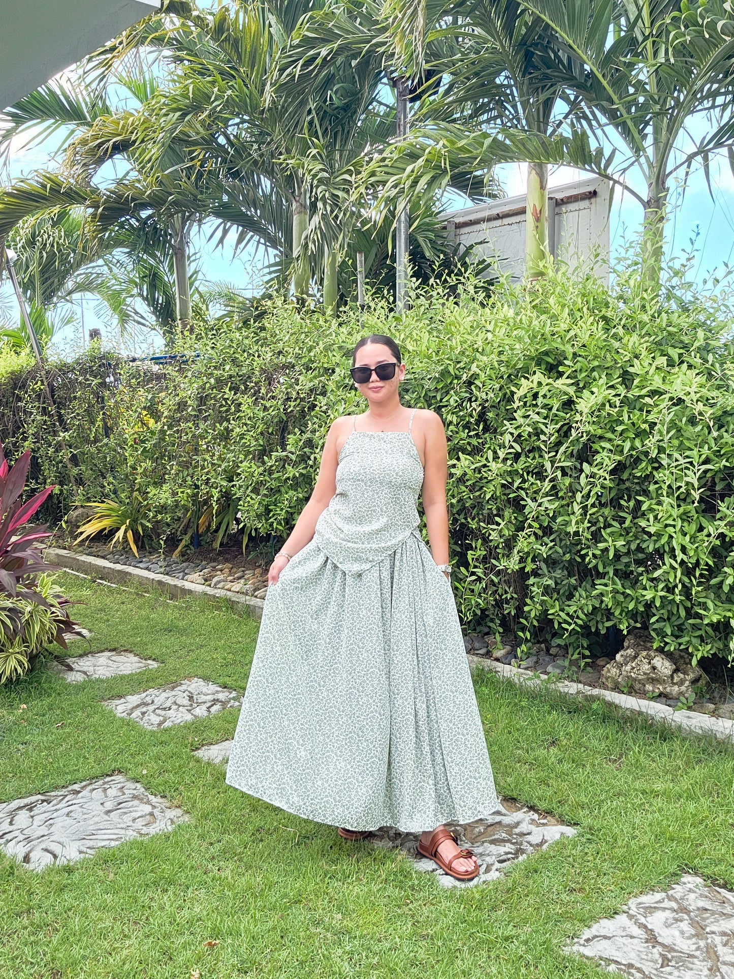 Dainty Floral Skirt Set