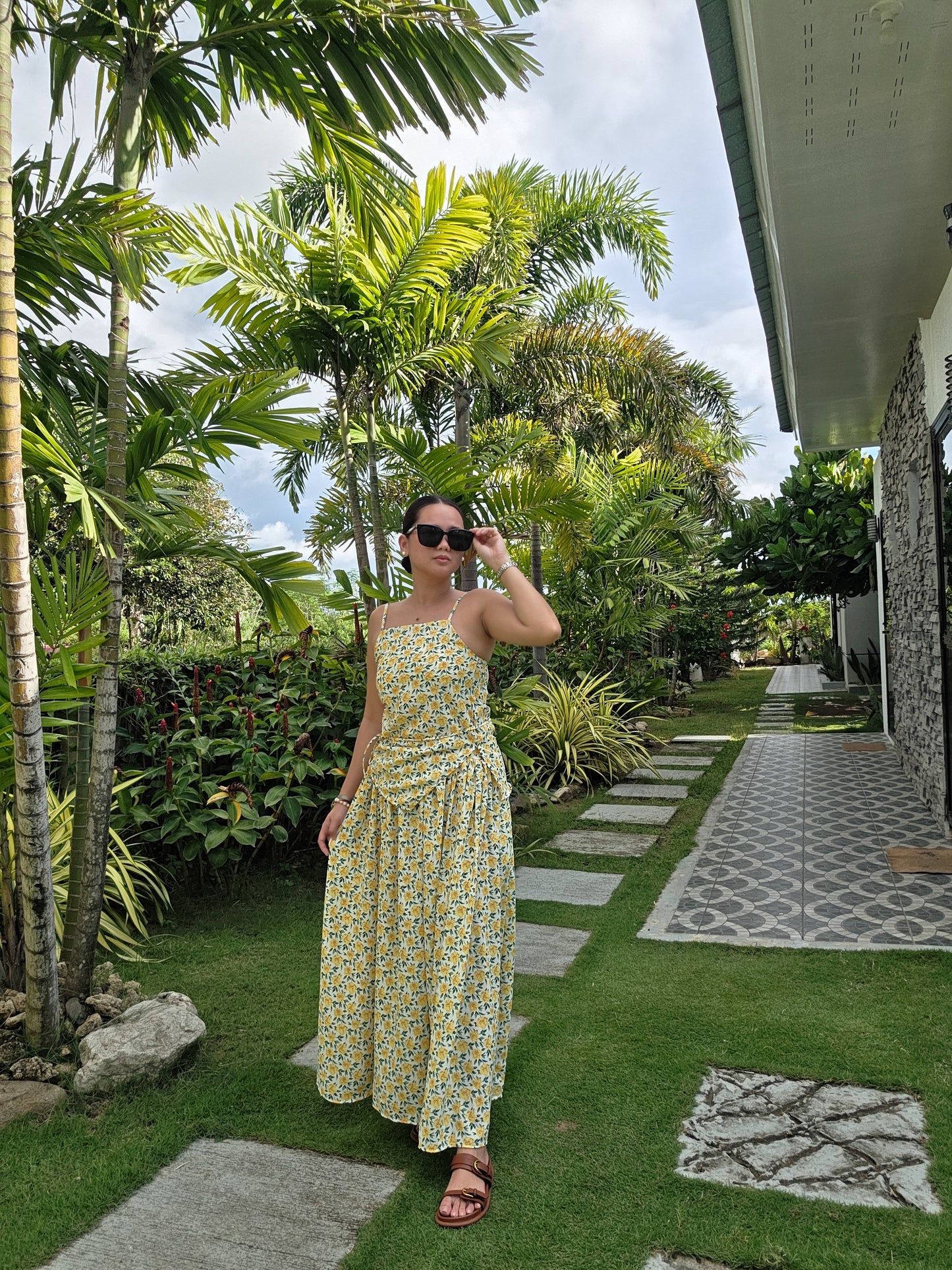 Dainty Floral Skirt Set