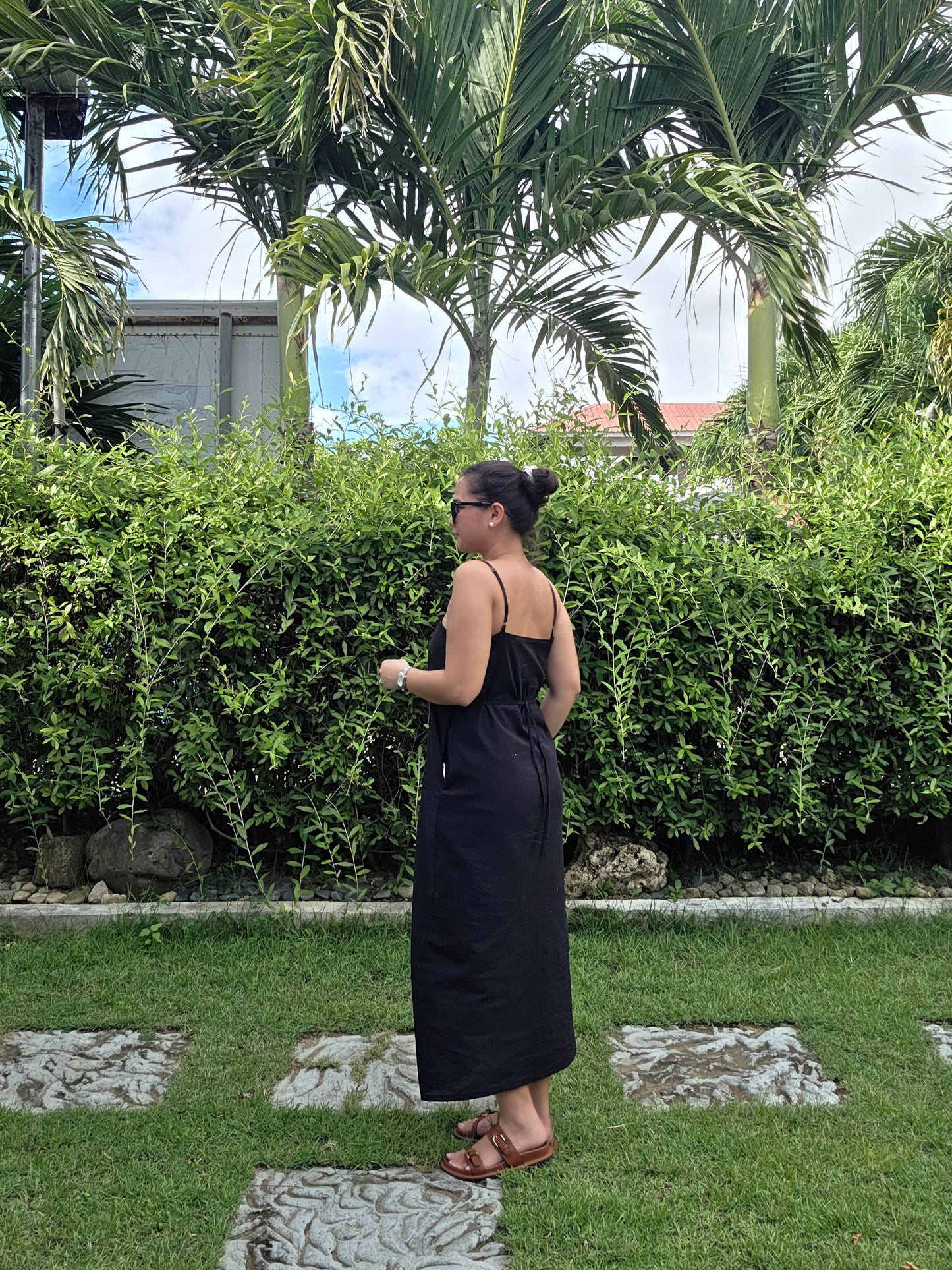 Straight Linen Dress