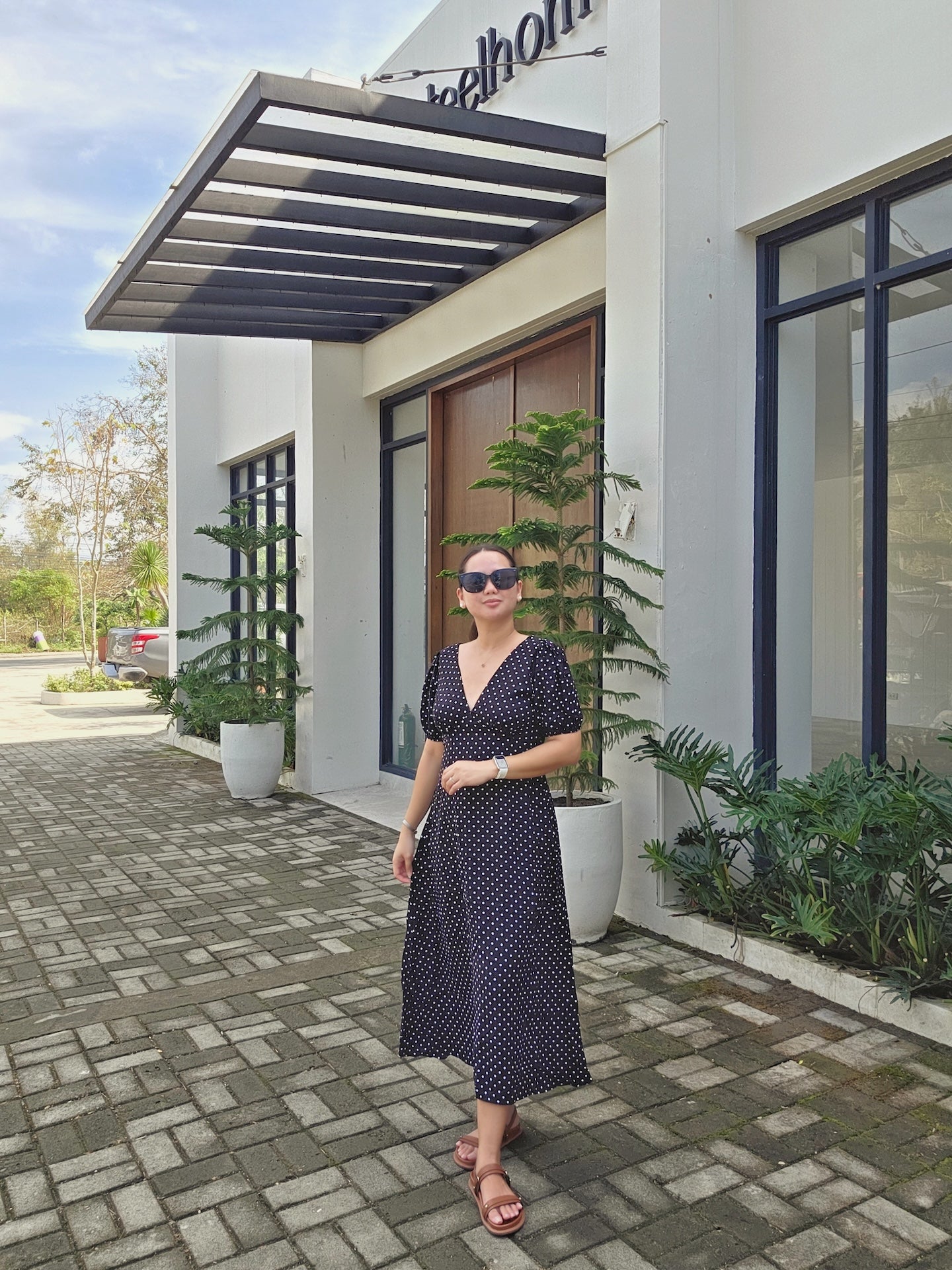 Polka Dot Midi Sundress