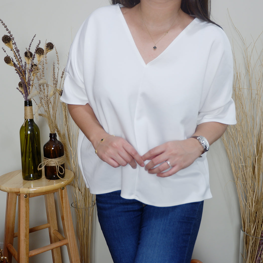 Loose V-Neck Top
