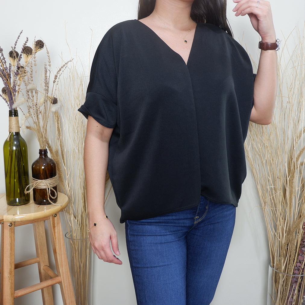 Loose V-Neck Top