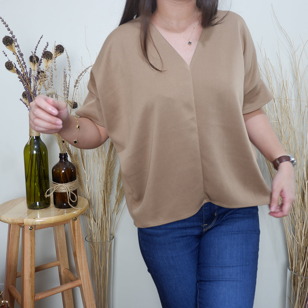 Loose V-Neck Top