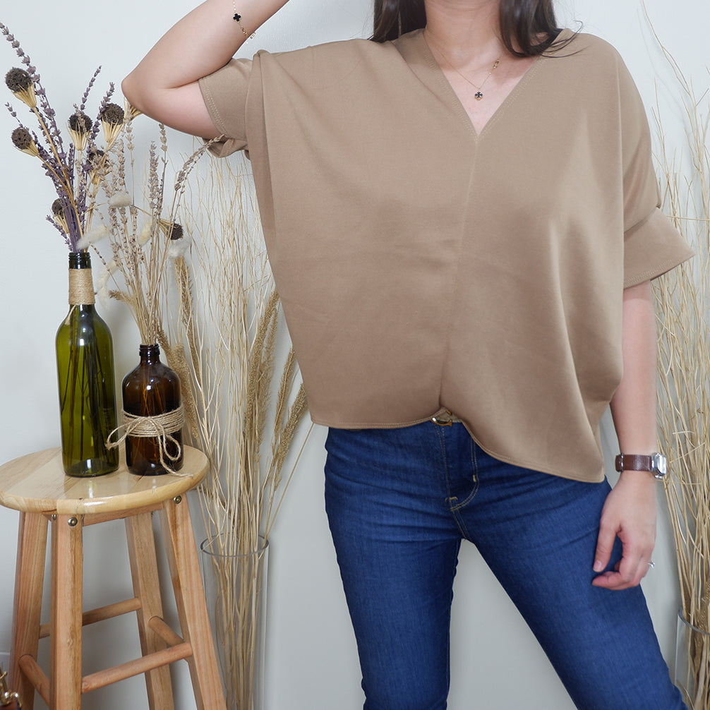 Loose V-Neck Top