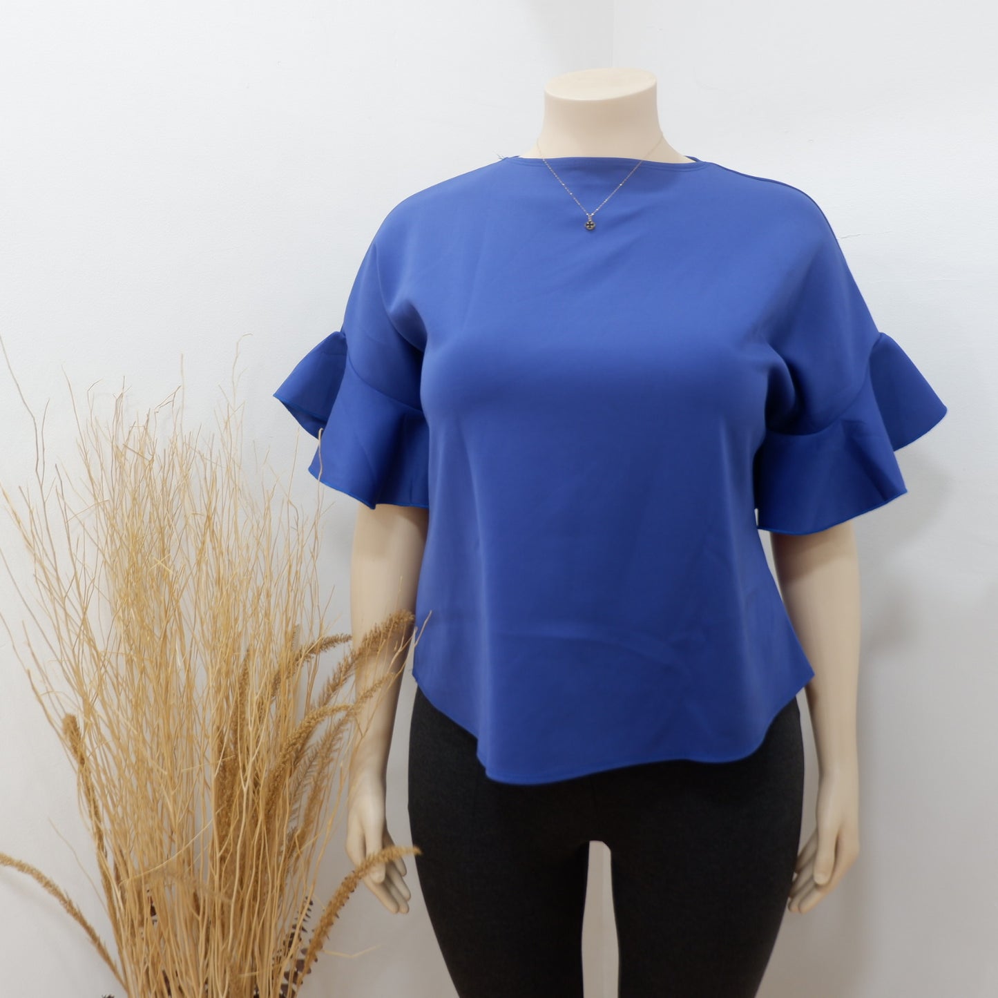 Plus Size - Flair Sleeves Top