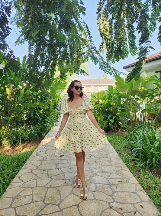 Tie Front Mini Dress