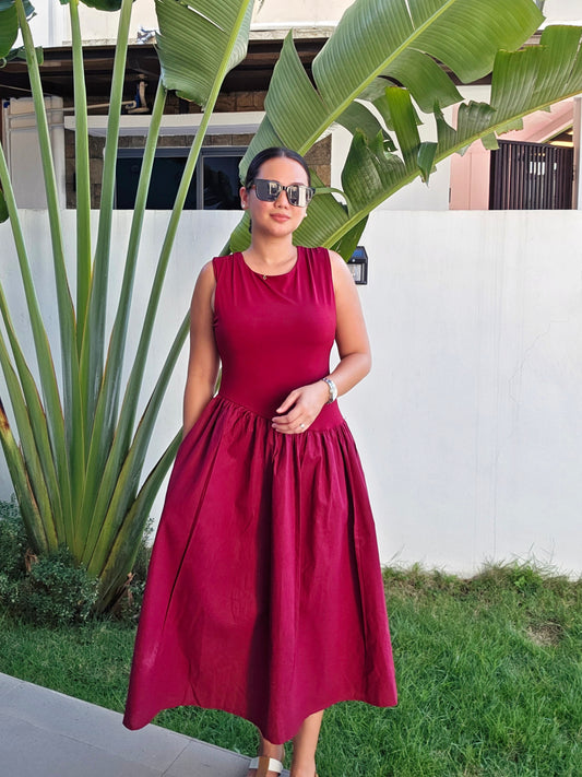 Aurelia Sleeveless Midi Dress