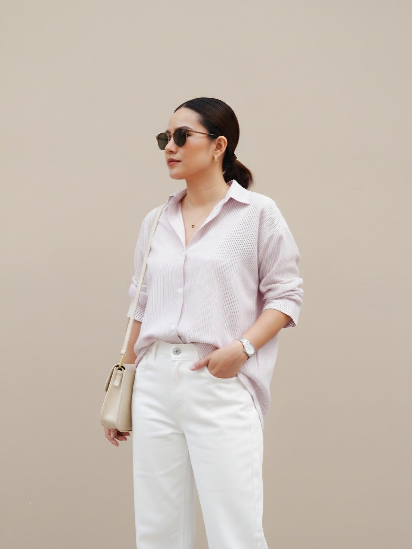 Striped Button Down Shirt