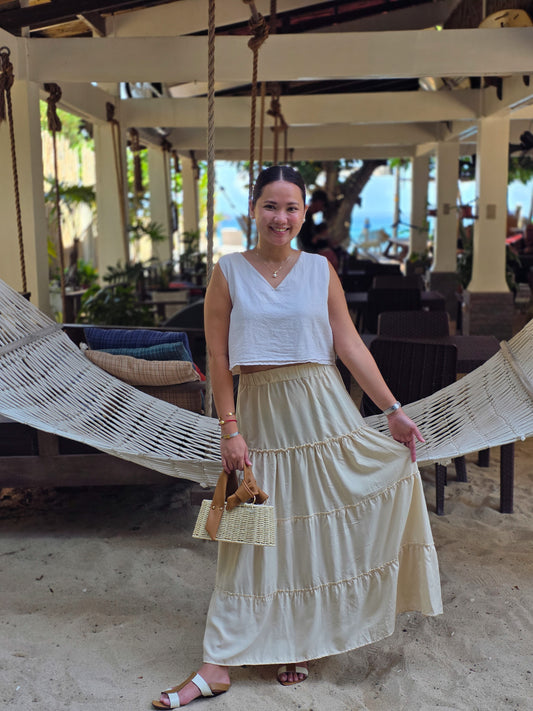 Isla Tiered Maxi Skirt