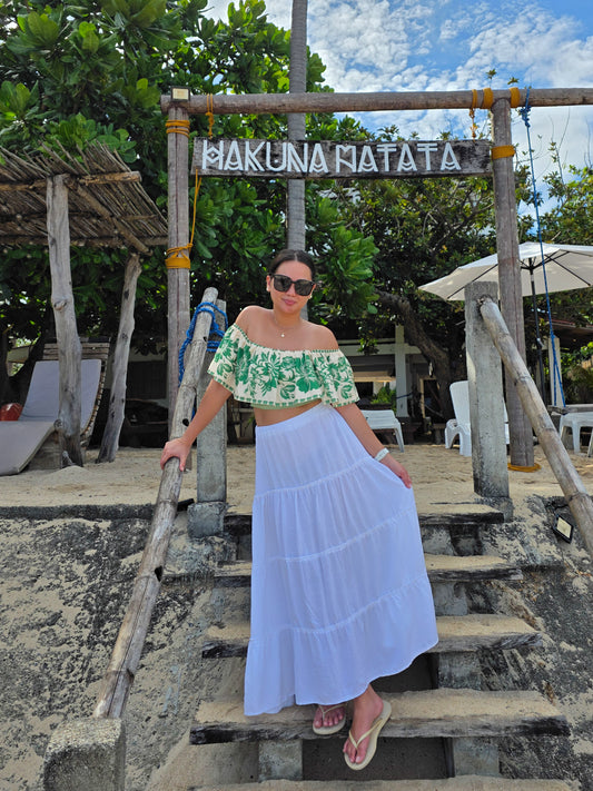 Isla Tiered Maxi Skirt