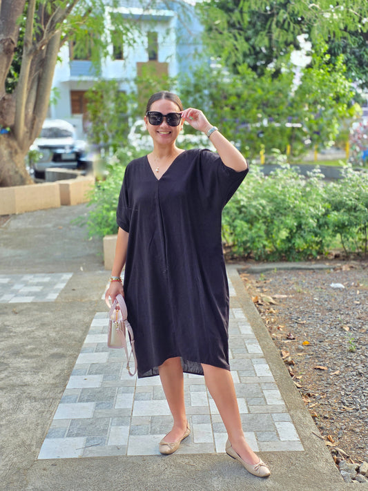 Loose Linen Dress