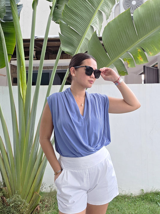 Flowy V-Neck Sleeveless Top