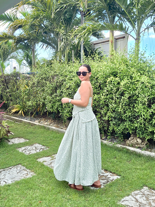 Dainty Floral Skirt Set