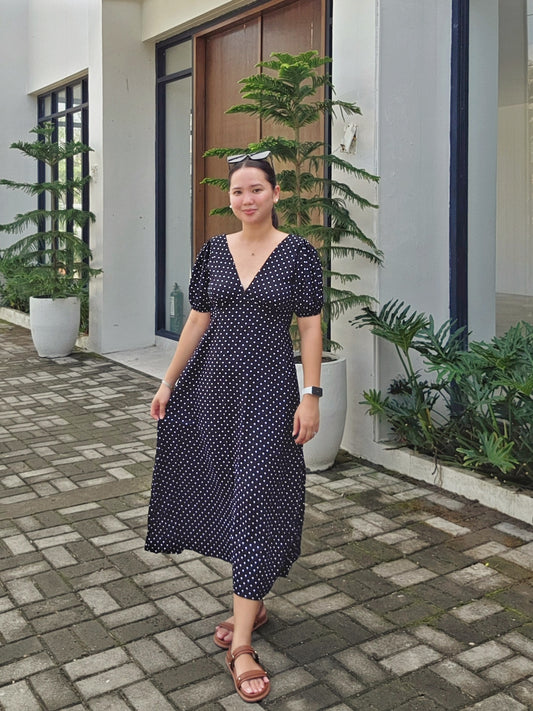 Polka Dot Midi Sundress