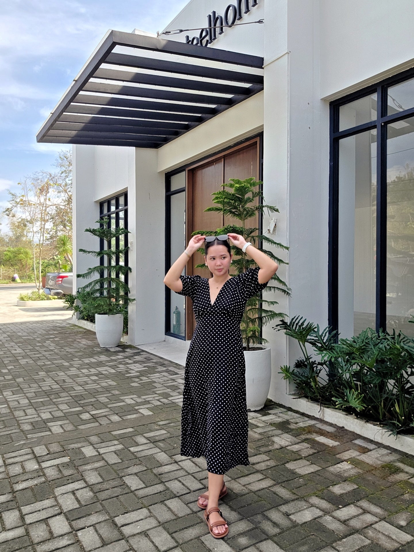 Polka Dot Midi Sundress