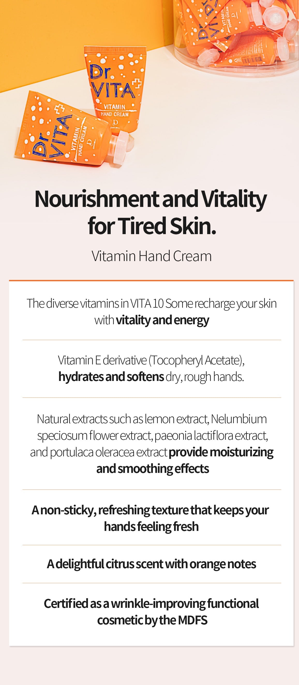 Dr. Vita Vitamin Hand Cream 30ml