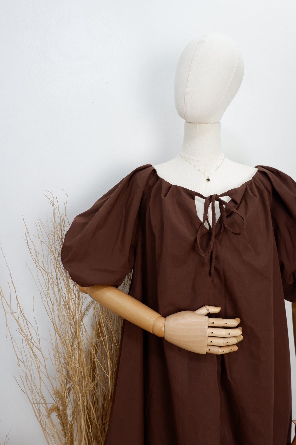 Balloon Babydoll Dress