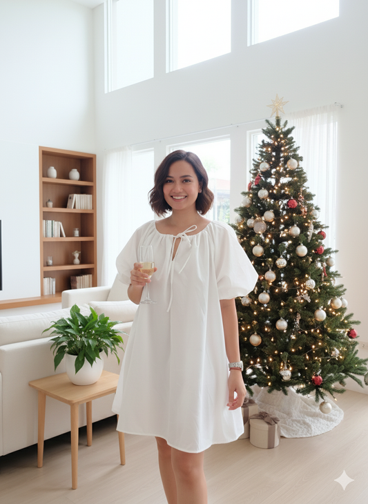 Balloon Babydoll Dress