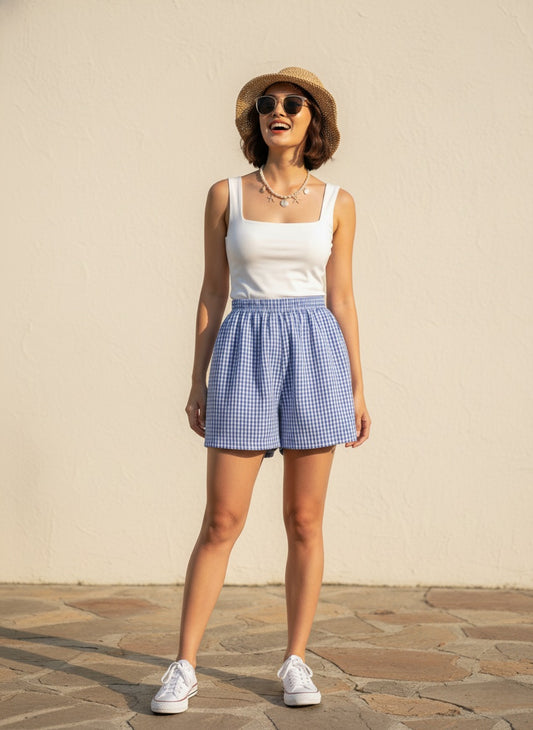 Gingham Boxer Shorts