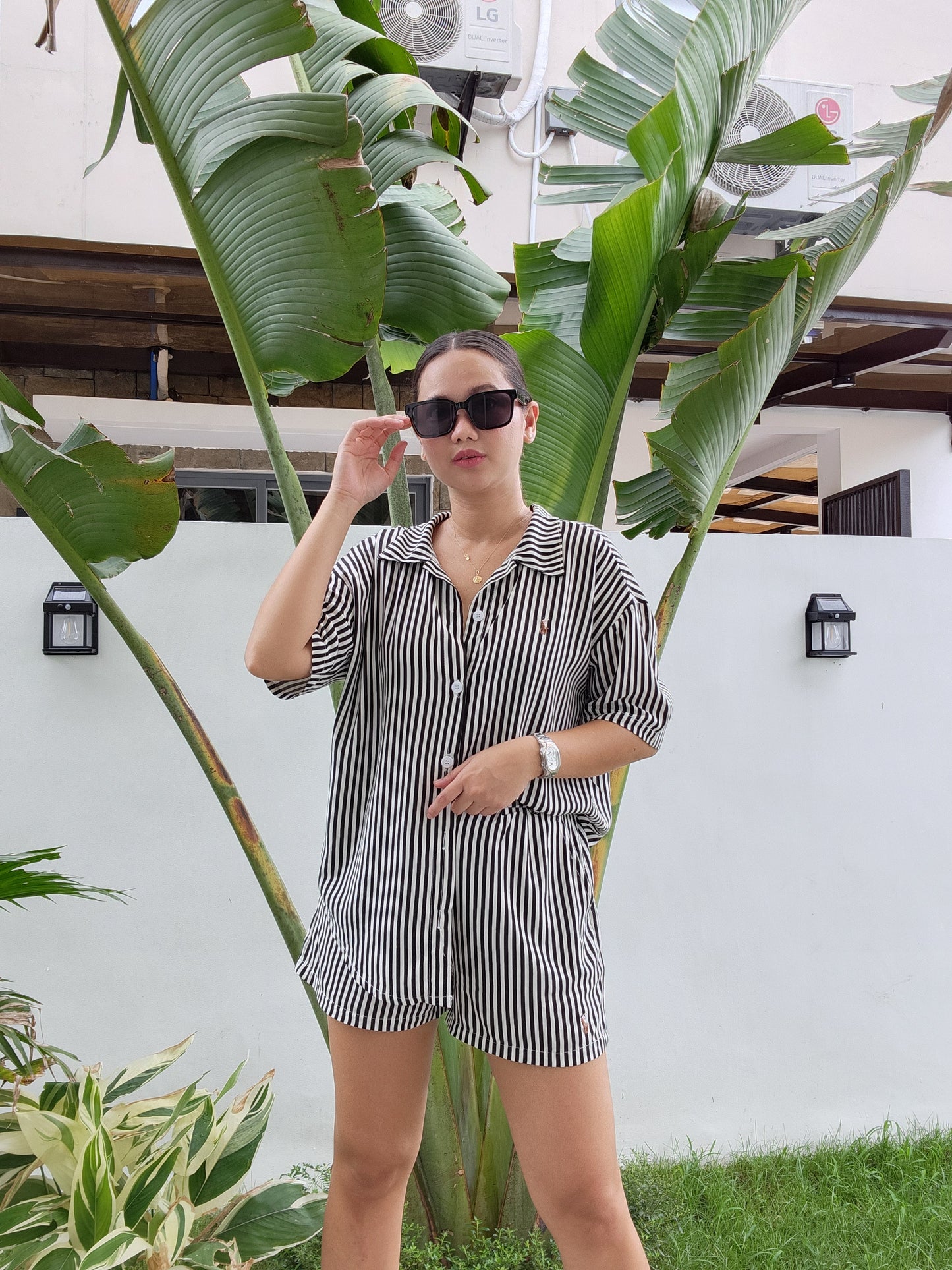 Stripes Shorts & Top Set