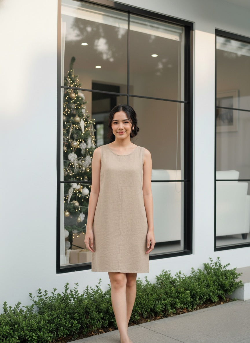 Linen Shift Dress