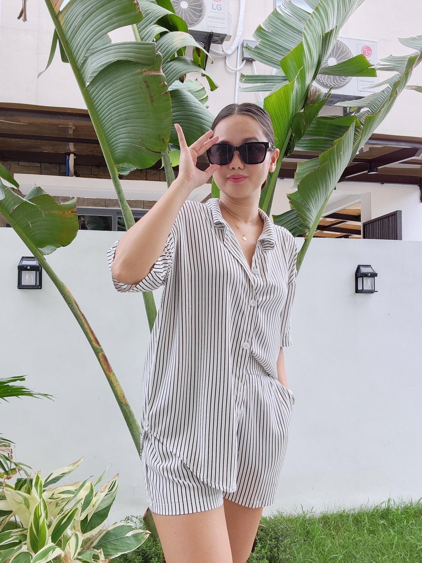 Stripes Shorts & Top Set