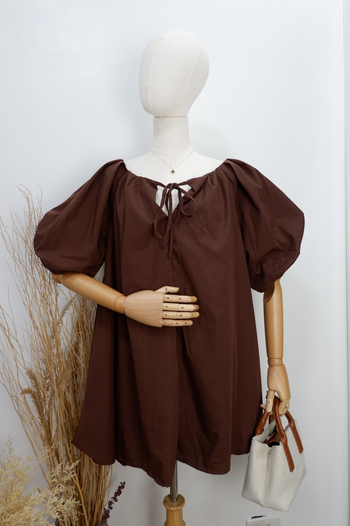 Balloon Babydoll Dress