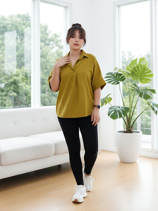 Oversized French Cut Shorts Sleeves