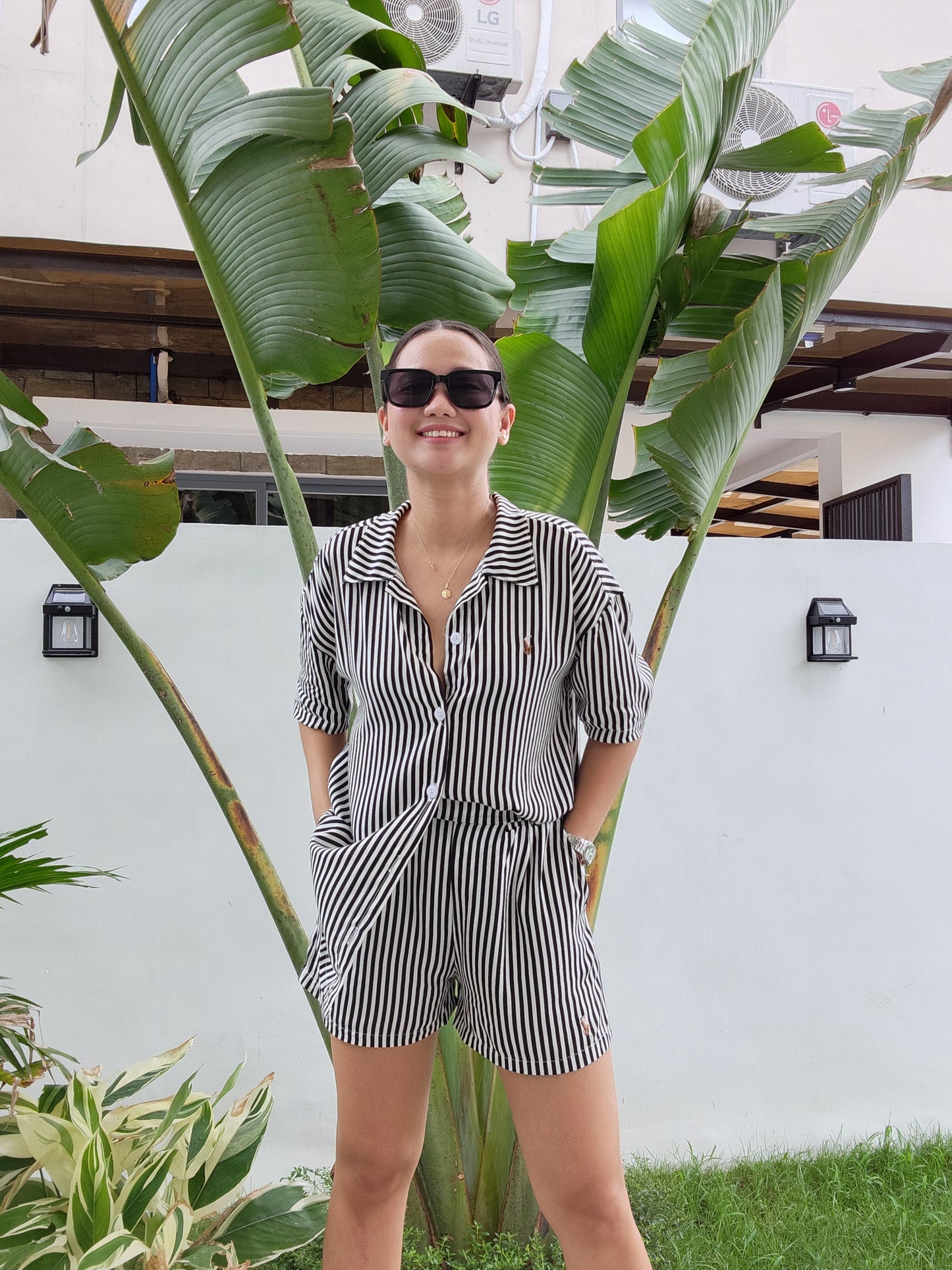 Stripes Shorts & Top Set