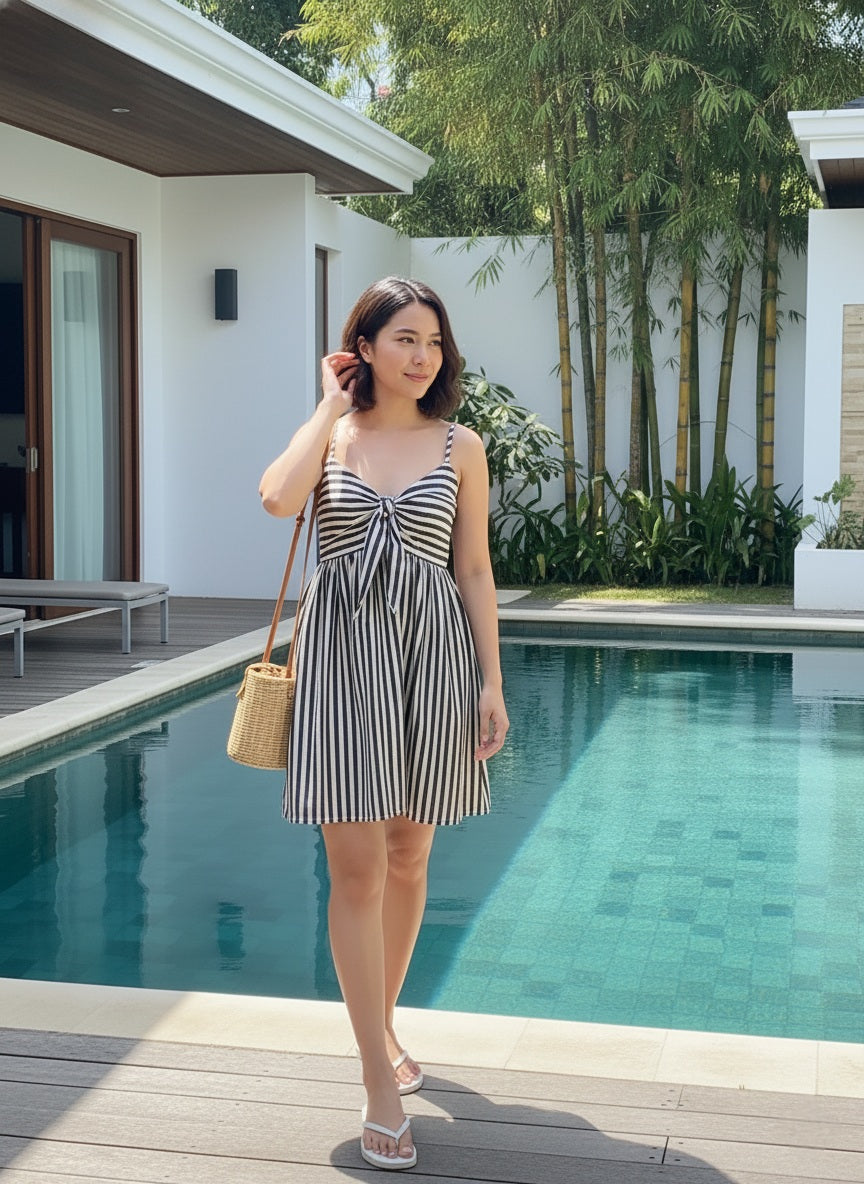 Knit Roll Neck Dress